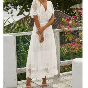 Whimsical lightweight lace dress